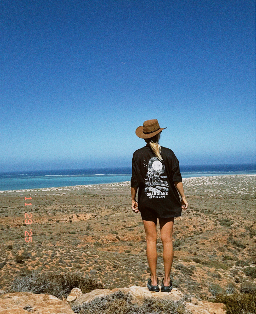 STAY TRUE - Guardians of the Cape Tee | Nyinggulu Dingo Project | BLACK