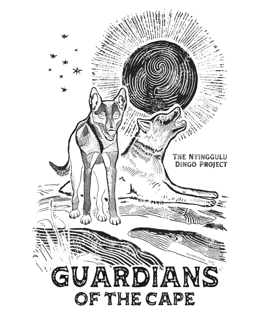 STAY TRUE - Guardians of the Cape Tee | Nyinggulu Dingo Project | BLACK