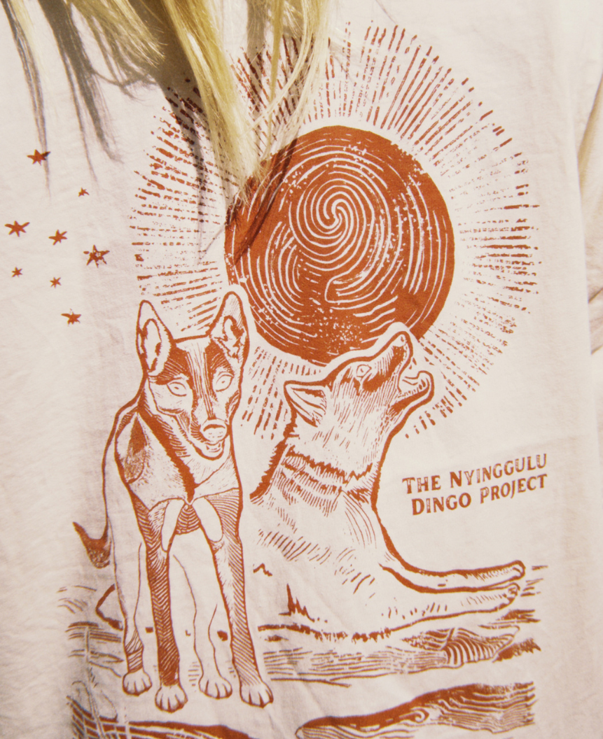 STAY TRUE - Guardians of the Cape Tee | Nyinggulu Dingo Project | ECRU