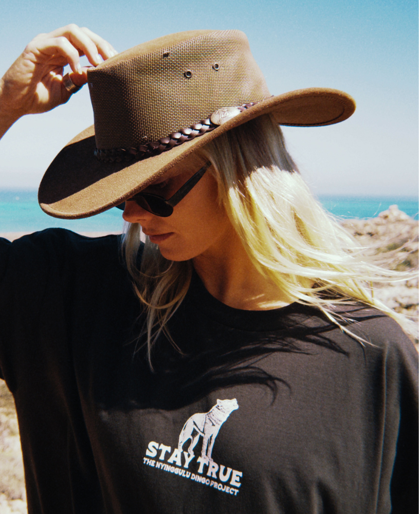 STAY TRUE - Guardians of the Cape Tee | Nyinggulu Dingo Project | BLACK